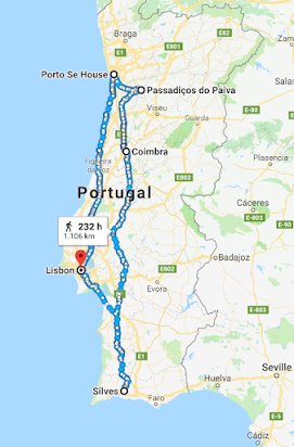 Look our special portugal map