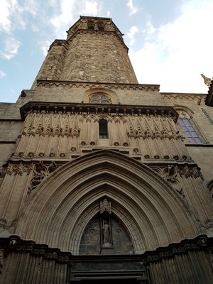 Barcelona Cathedral Side Door